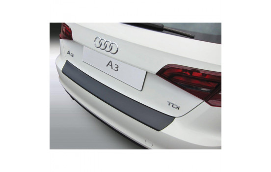 ABS Rear bumper protector Audi A3 8V Sportback 6 / 2012- Black