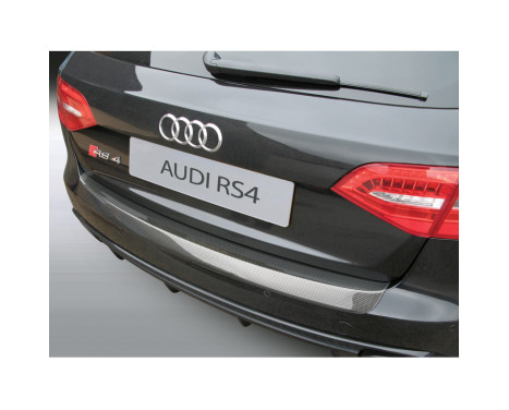 ABS Rear bumper protector Audi A4 Avant 11 / 2015- (excluding S4) Carbon Look, Image 2