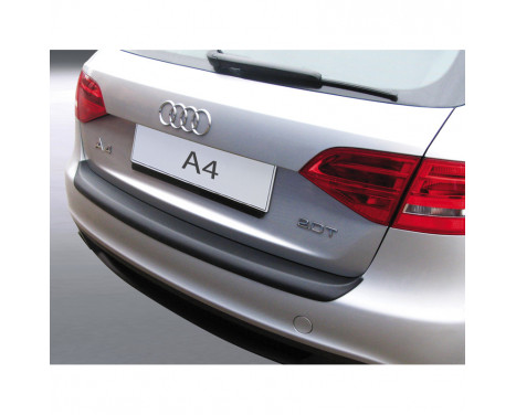 ABS Rear bumper protector Audi A4 Avant 2008-2012 Black