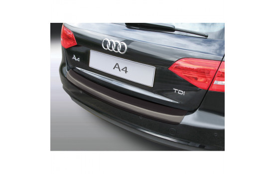 ABS Rear bumper protector Audi A4 Avant 2012- (Excl. S4) Black