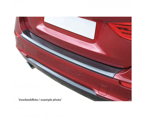 ABS Rear bumper protector Audi A4 Avant 2012- (excluding S4) Carbon Look, Image 2