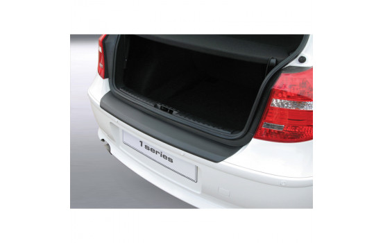 ABS Rear bumper protector BMW 1-Series E87 3/5 doors 2007-2011 Black