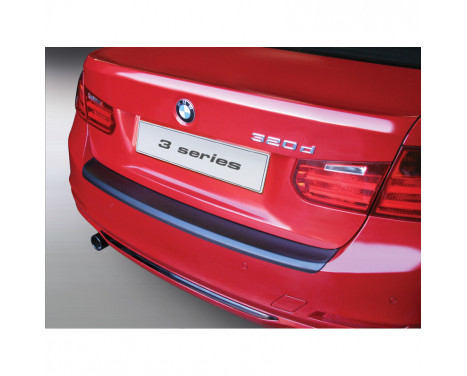 ABS Rear bumper protector BMW 3-Series F30 4 doors 2012- Black