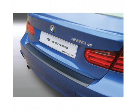 ABS Rear bumper protector BMW 3 Series F30 sedan M-Sport 2012- Black