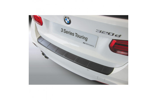 ABS Rear bumper protector BMW 3-Series F31 Touring 9 / 2012- 'M-Sport' 'Ribbed' Black