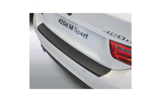 ABS Rear bumper protector BMW 4-Series F36 Gran Coupe 4 / 2014- 'M-Sport' Black