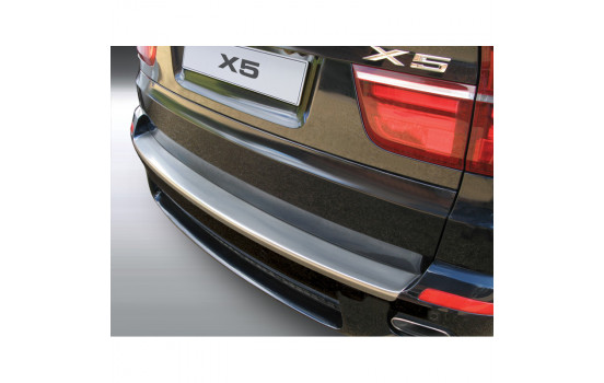ABS Rear bumper protector BMW X5 2007- 'Brushed Alu' Look