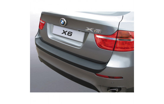 ABS Rear bumper protector BMW X6 E71 5 / 2008-3 / 2012 Black