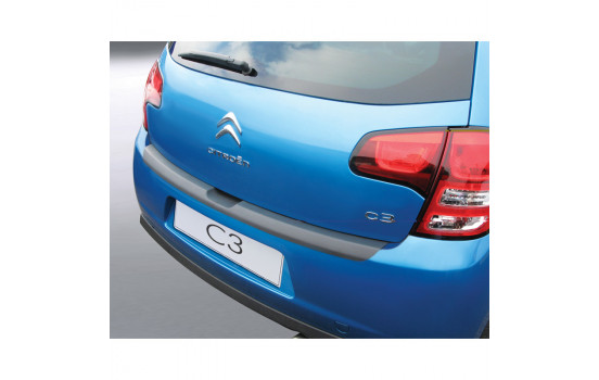 ABS Rear bumper protector Citroën C3 2010- Black