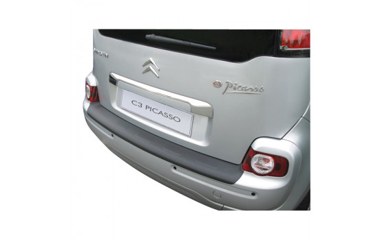 ABS Rear bumper protector Citroën C3 Picasso Black