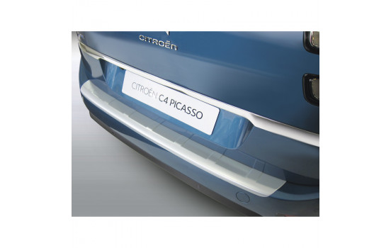 ABS Rear bumper protector Citroën C4 Grand Picasso 7-Pers. 9 / 2013- Silver