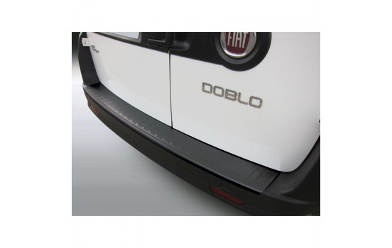 ABS Rear bumper protector Fiat Doblo & Opel Combo 12 / 2014- Black