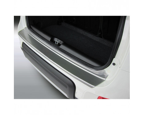 ABS Rear bumper protector Fiat Panda 4x4 / Trekking 3 / 2012- 'Brushed Alu' Look, Image 2