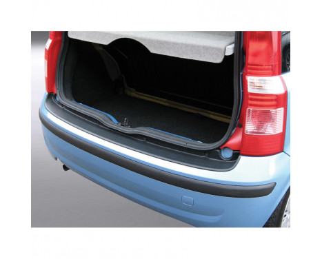 ABS Rear bumper protector Fiat Panda II 2006- Black, Image 2