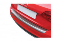 ABS Rear bumper protector Ford C-Max 12 / 2010- 'Ribbed' 'Brushed Alu' Look