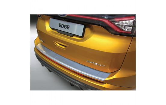 ABS Rear bumper protector Ford Edge 6 / 2016- 'Ribbed' Black