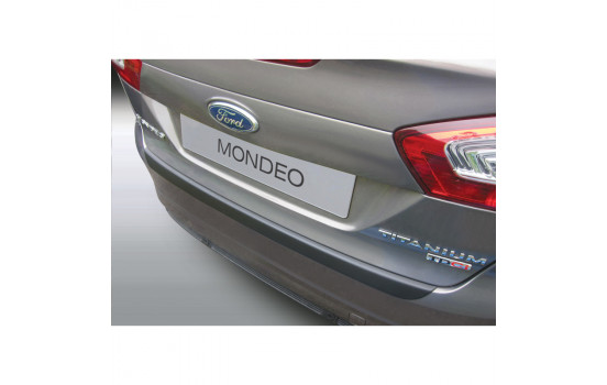 ABS Rear bumper protector Ford Mondeo 5 doors 2010- Black