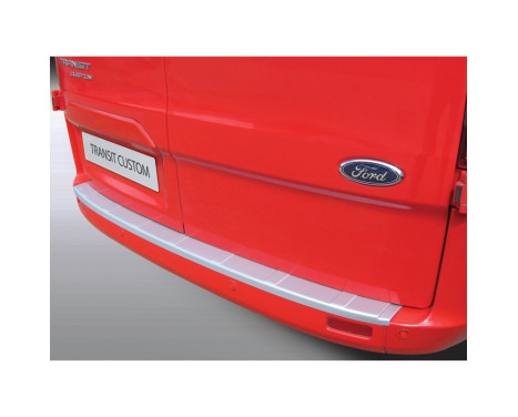 ABS Rear bumper protector Ford Transit / Tourneo Custom 2014- Silver, Image 2