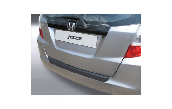 ABS Rear bumper protector Honda Jazz III 4 / 2011-8 / 2015 Black