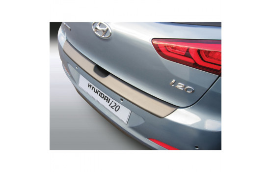 ABS Rear bumper protector Hyundai i20 5 doors 11 / 2014- Black
