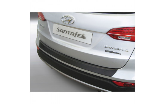 ABS Rear bumper protector Hyundai Santa FE 2012- Black