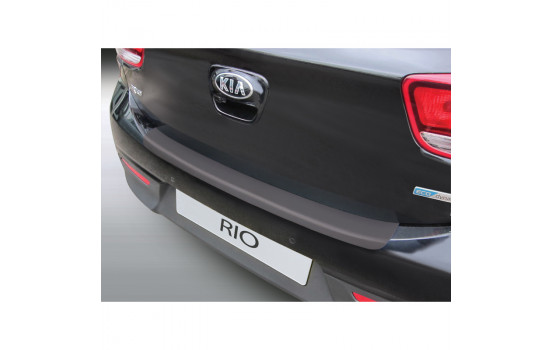 ABS Rear bumper protector Kia Rio III Facelift 2015-2016 Black