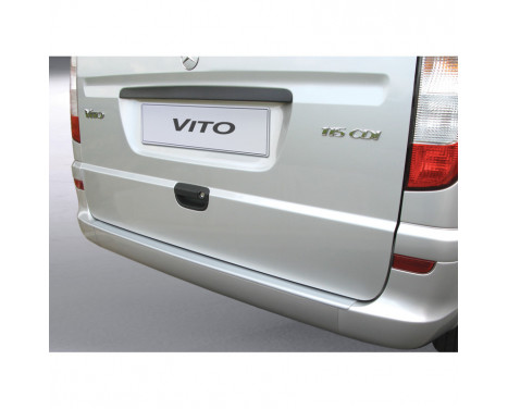 ABS Rear bumper protector Mercedes-Benz Viano / Vito 2003- Silver