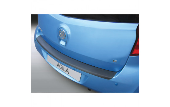 ABS Rear bumper protector Opel Agila 2008-2015 Black