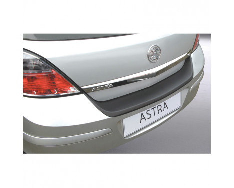 ABS Rear bumper protector Opel Astra H 5 doors excl. VXR / GSi / OPC Black