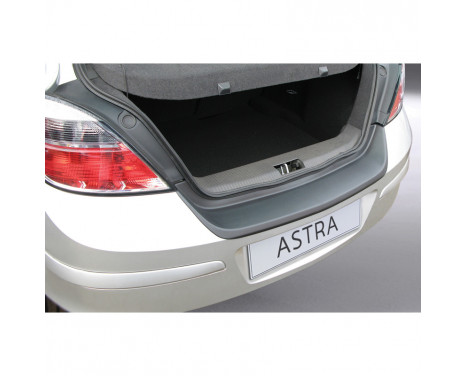 ABS Rear bumper protector Opel Astra H 5 doors excl. VXR / GSi / OPC Black, Image 2