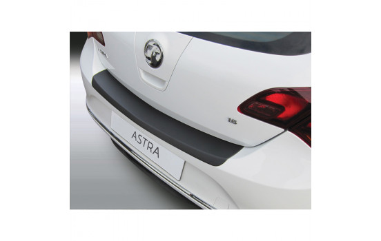 ABS Rear bumper protector Opel Astra J 5 doors 10 / 2012- Black