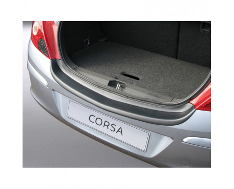 ABS Rear bumper protector Opel Corsa D 3 doors excl. VXR / GSi / OPC Black, Image 2