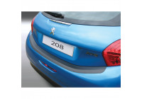 ABS Rear bumper protector Peugeot 208 3/5 doors 4 / 2012- Black