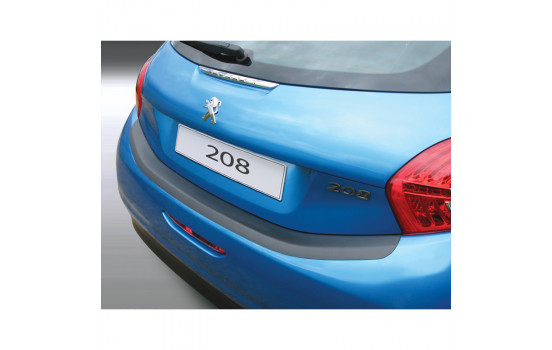 ABS Rear bumper protector Peugeot 208 3/5 doors 4 / 2012- Black