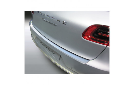 ABS Rear bumper protector Porsche Macan 4 / 2014- 'Brushed Alu' Look