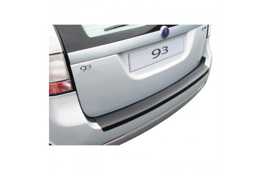 ABS Rear bumper protector Saab 9.3 Estate 2005- Black