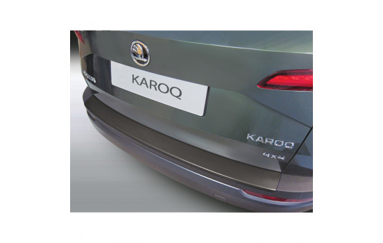 ABS Rear bumper protector Skoda Karoq 7 / 2017- Black