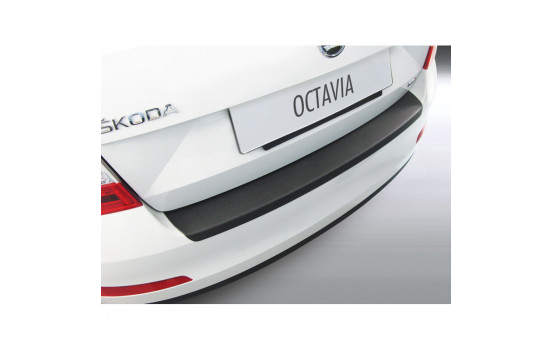 ABS Rear bumper protector Skoda Octavia IV 5 doors 2013- Black