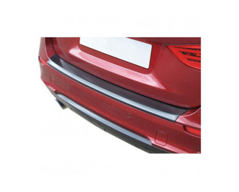 ABS Rear bumper protector Skoda Rapid 4 door 2012- Carbon Look