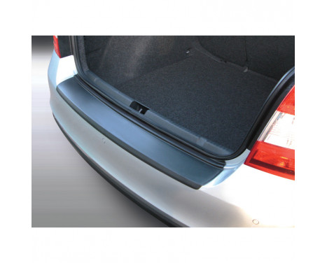 ABS Rear bumper protector Skoda Rapid 4 doors 2012- Black, Image 2