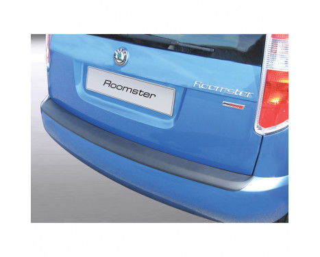 ABS Rear bumper protector Skoda Roomster Black