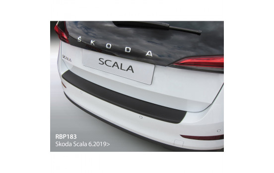 ABS Rear bumper protector Skoda Scala 2019- Black