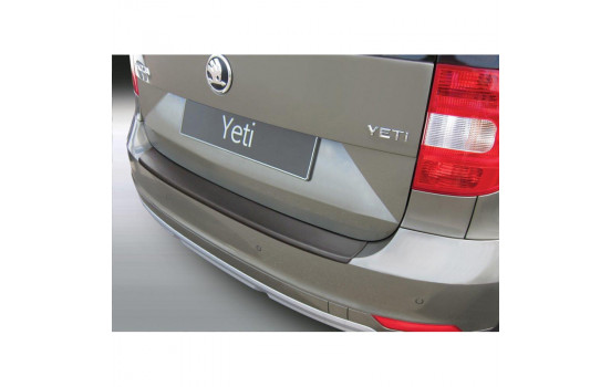 ABS Rear bumper protector Skoda Yeti 2WD 10 / 2013- Black