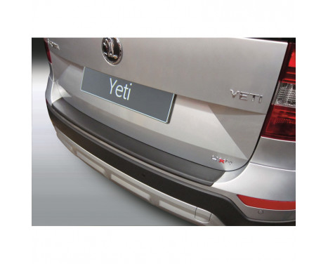 ABS Rear bumper protector Skoda Yeti 4x4 / Outdoor 10 / 2013- Black