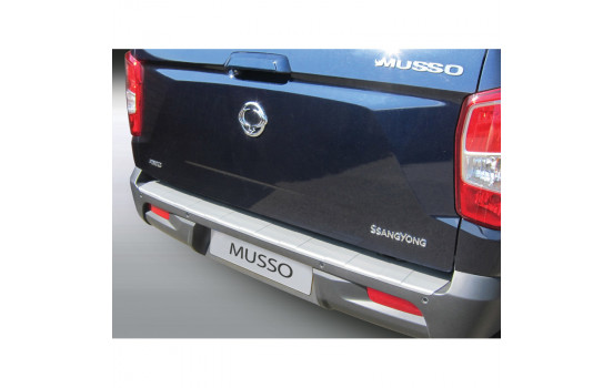 ABS Rear bumper protector Ssang Yong Musso 2018 - 'Ribs'