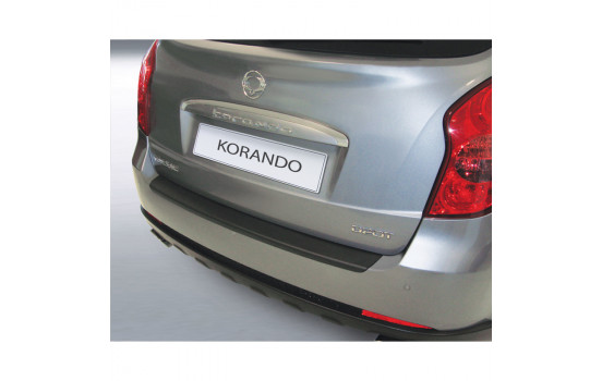 ABS Rear bumper protector SsangYong Korando 2011- Black