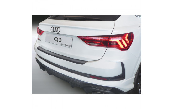 ABS Rear bumper protector suitable for Audi Q3 (F3N) Sportback 2019- Black