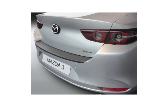 ABS Rear bumper protector suitable for Mazda 3 (BP) Sedan 2019- Black