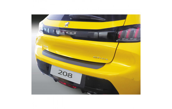ABS Rear bumper protector suitable for Peugeot 208 II 5-doors 2019- Black