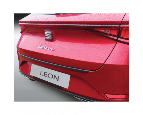 ABS Rear bumper protector suitable for Seat Leon IV ST Sportstourer 2020- Black